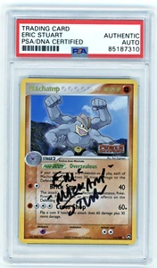 PSA Signed Eric Stuart Machamp EX Power Keepers 11/108 Reverse Holo Stamped - Picture 1 of 2