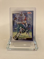 1991 Score LOUIS OLIVER Signed Autograph Miami Dolphins Card
