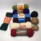 Large 2 Lb Mixed Lot of Vintage Yarn Wool & Acrylic New And Used