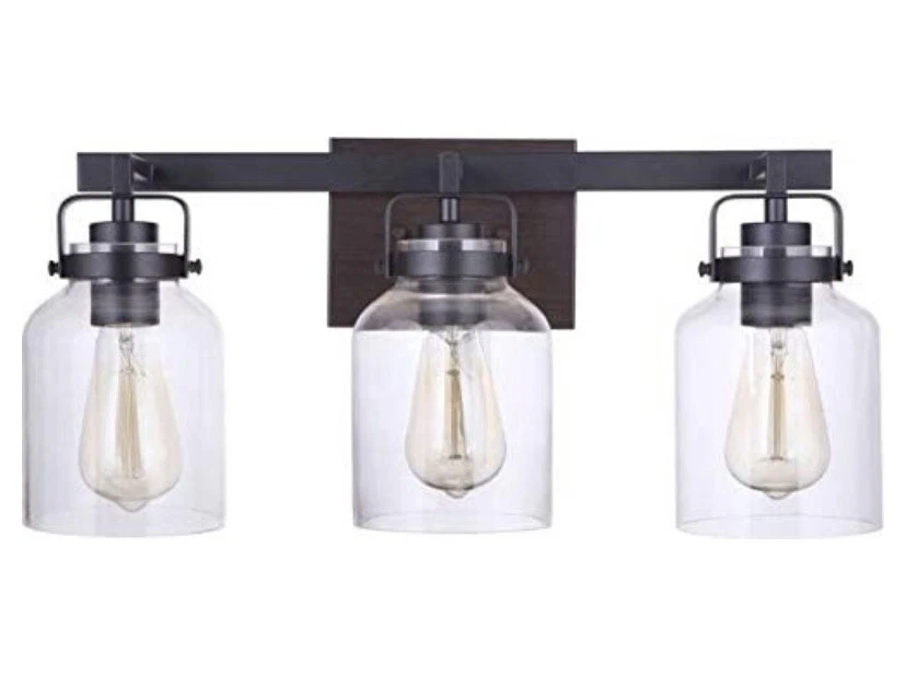 Craftmade Lighting 53603-FBDT Foxwood 3 Light Transitional Bath Vanity Approved