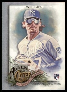 2022 Topps Allen & Ginter Baseball Rainbow Foil Rookie RC #203 Bobby witt Jr.