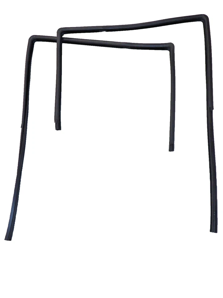 PAR de canales de funcionamiento de vidrio para ventana de puerta trasera derecha izquierda Jeep Cherokee XJ 1997-2001 Foto 1 de 1