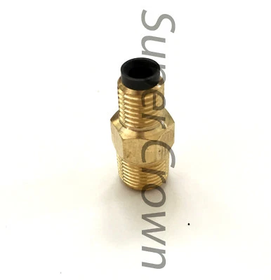 SUPER CROWN One-Way Lube Brass Metering Check Valve 4mm Inline Connector PST 3 Showa ASA 3