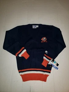 Chicago Bears NFL Vintage Starter Sweater Sz M Illinois Football Ditka New - Picture 1 of 10