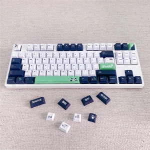 Panda Theme Kawaii  Keycap 130 Keys Cherry Profile PBT For MX - Picture 1 of 6