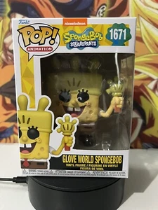 Funko Pop Bob Esponja Pantalones Cuadrados - Guante Mundo Bob Esponja con Protector - Imagen 1 de 3