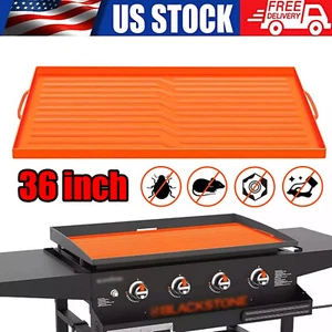 36" Silicone Griddle Mat for Blackstone Griddle Cover Accessories Grill Clean - Picture 1 of 17