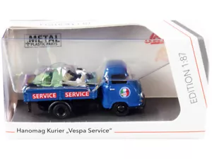 Schuco 452661400 Hanomag Kurier Transporter ""Vespa Service"" 2 Vespas 1/87 HO - Bild 1 von 1