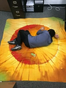 MANTA DE LANZAMIENTO DE ANIME COSPLAY CRATER DEAD YAMCHA VIRAL DBZ DRAGON BALL Z 90"" X 90 - Imagen 1 de 2
