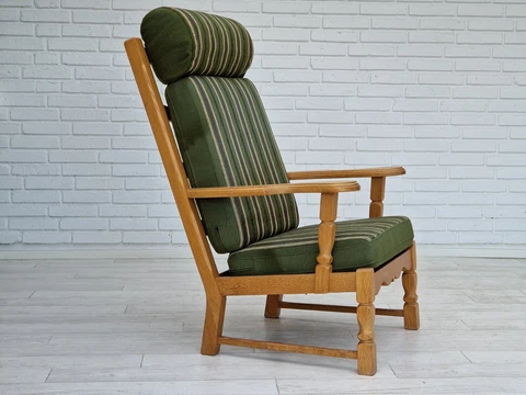 60s, highback armchair, Danish design, original good condition Cover