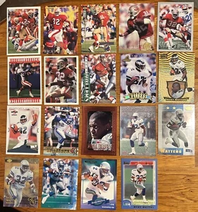 Lote de tarjetas de fútbol americano Ricky Watters - 49ers, Eagles, Seahawks - 19 tarjetas - Imagen 1 de 5