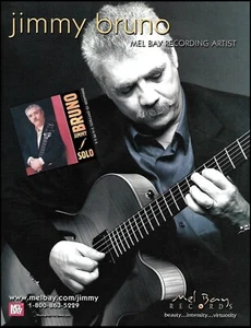 Jimmy Bruno Solo 2005 Mel Bay Records album advertisement 8 x 11 ad print - Bild 1 von 3