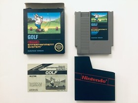 GOLF (NES) PAL, KOMPLETT - F&Uuml;R SAMMLER, KLEINE BOX, RAR!, CiB, OVP&nbsp;