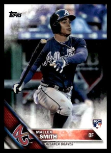 Tarjeta de béisbol 2016 Topps Update Mallex Smith #US244 de los Atlanta Braves - Imagen 1 de 2