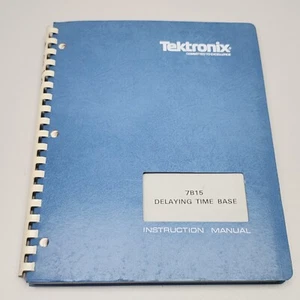 Tektronix 7B15 Delaying Time Base Instruction Manual 070-2318-00 - Picture 1 of 6