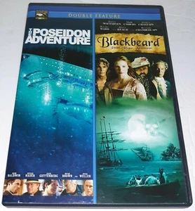 The Poseidon Adventure Blackbeard Double Feature DVD Baldwin Ward Ex-Rental - Imagen 1 de 4
