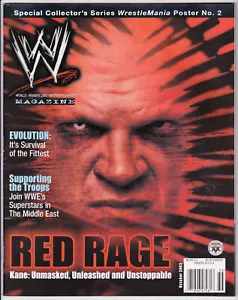 WWE Magazine Oktober 2003 Wrestling Kane Undertaker Wrestlemania Poster #2 - Bild 1 von 10