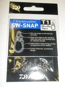 Señuelo de pesca Daiwa Tournament SW Snap 2 x 10 piezas TODAS LAS VARIEDADES - Imagen 1 de 1