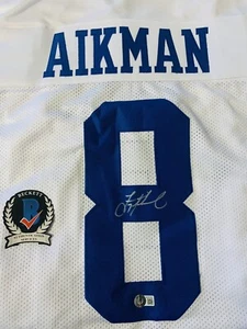 TROY AIKMAN AUTOGRAPHED DALLAS COWBOYS JERSEY BECKETT CERTIFIED! - Picture 1 of 2