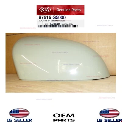 Genuine OEM LEFT Driver Side Mirror Scalp Cover 2017-2022 Kia Niro 87616-G5000 - Image 1 of 2
