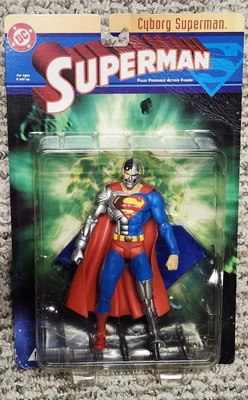 Figura de acción DC Direct Comics DEATH OF SUPERMAN RETURNS SERIE 2 CYBORG 2003 Foto 1 de 2