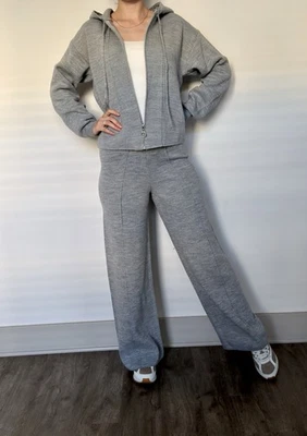 ARMANI COLLEZIONE TRAJE PANTALÓN TWEED MULTICOLOR LANA VIRGEN NEGRO, GRIS+ TALLA 10 Foto 1 de 4