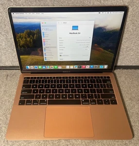 Apple MacBook Air A1932 13.3" i5-8210Y@1.6 8GB/128GB NVMe OS Sonoma Oro Rosa - Imagen 1 de 13