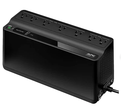 NUEVO APC Back-UPS 600VA 7 salidas batería de respaldo y protector contra sobretensiones alimentación negro Foto 1 de 3