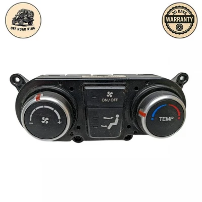 Controlador de temperatura de aire acondicionado trasero negro Hyundai Santa Fe OEM 2013-2016 Foto 1 de 4