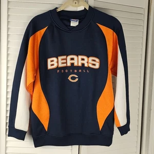 Vintage Reebok NFL Team Apparel Kids Chicago Bears Sweatshirt Medium 10 12 - Picture 1 of 3
