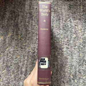 The World's Body by John Crowe Ransom 1964 Ex-Library Kennikat Pressing - Picture 1 of 11