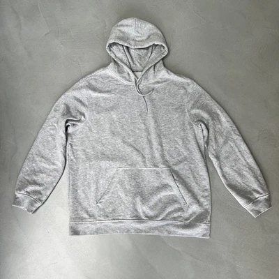 H&M Longline Hoodie Sweatshirt. Grey. XL. - Image 1 of 4