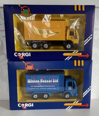 Furgoneta de carga Corgi 1190 Ford White Bazaar promocional y British Telecom Foto 1 de 4