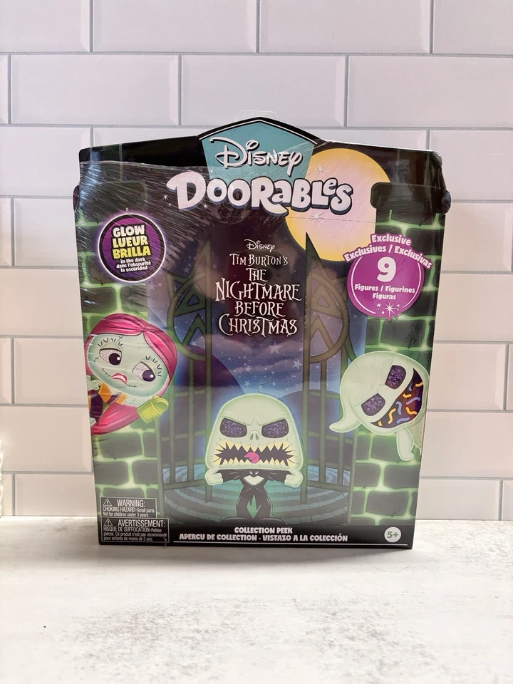 NUEVO Disney Doorables PESADILLA ANTES DE NAVIDAD Colección Peek Brilla en la Oscuridad Foto 1 de 1