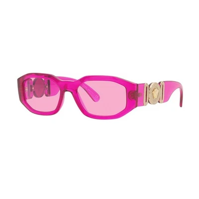 Gafas de sol Versace VE 4361 5334/5 transparentes de plástico fucsia de moda lentes rosas Foto 1 de 3