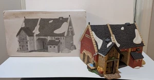 Dept 56 Dickens Heritage Village Butter Tub Barn #58338 Box & Cord 1996 - Picture 1 of 9