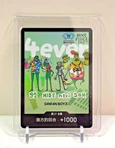 One Piece Gioco di Carte Cinese 2° Anniversario Gre4n Boyz DON!! Card - Foto 1 di 2