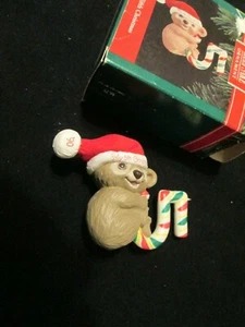 1990 Hallmark Child's Fifth Christmas 5th 5 Age Collection Ornament Koala Bear - Picture 1 of 9
