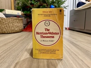 The Merriam-Webster Thesaurus (1984, Mass Market) Paperback Reference/Dictionary - Picture 1 of 9