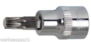 Ks Tools 1/4" Chromeplus® Bit Socket for TX Screws, Torx Nut - Picture 1 of 1
