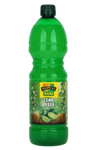 Tropical Sun 100% Pure Lime Juice 1L Pack of 1. Perfect for Tacos Drinks Sauc... - Picture 1 of 2