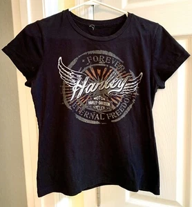 Camiseta vintage Harley Davidson Denali Wasilla, Alaska mediana - Imagen 1 de 4