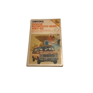 Chilton's Repair & Tune-Up Guide For Dodge Plymouth Vans 1967-82 - Picture 1 of 3