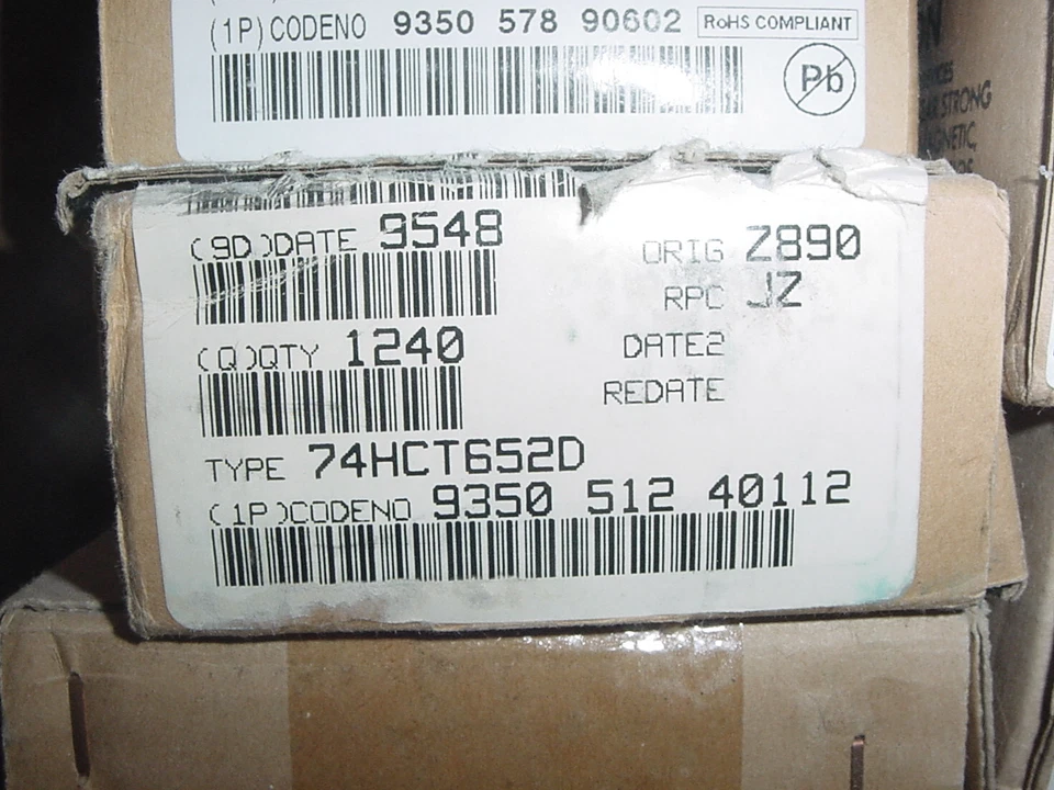 74HCT652D 1240 PIEZAS NUEVO Foto 1 de 1