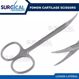 Tijeras de cartílago lateral inferior Fomon - fuertemente curvadas - 4,5" grado alemán - Imagen 1 de 3