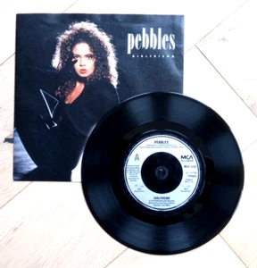PEBBLES - GIRLFRIEND (VERY GOOD CONDITION 7" VINYL) - Picture 1 of 1