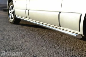 Barras Laterales para Renault Trafic Lwb 2002-2014 Acero Inoxidable Pulido Van - Imagen 1 de 8