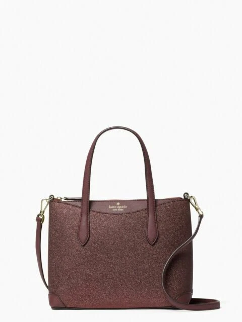 Kate Spade Lola Joeley Shimmy Lola Deep Nova Glitter Women's Crossbody Handbag - Red