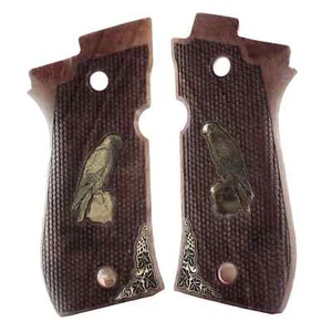 Beretta 81F 81FS 84F 84FS 81BB 84B PISTOL GRIPS TURKISH Walnut Wood Grip Set New - Picture 1 of 1