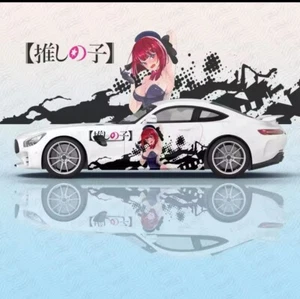 Itasha Custom Car Decals; Anime Inspired Car Decals; Itasha Side Decal,Both Side - Picture 1 of 1